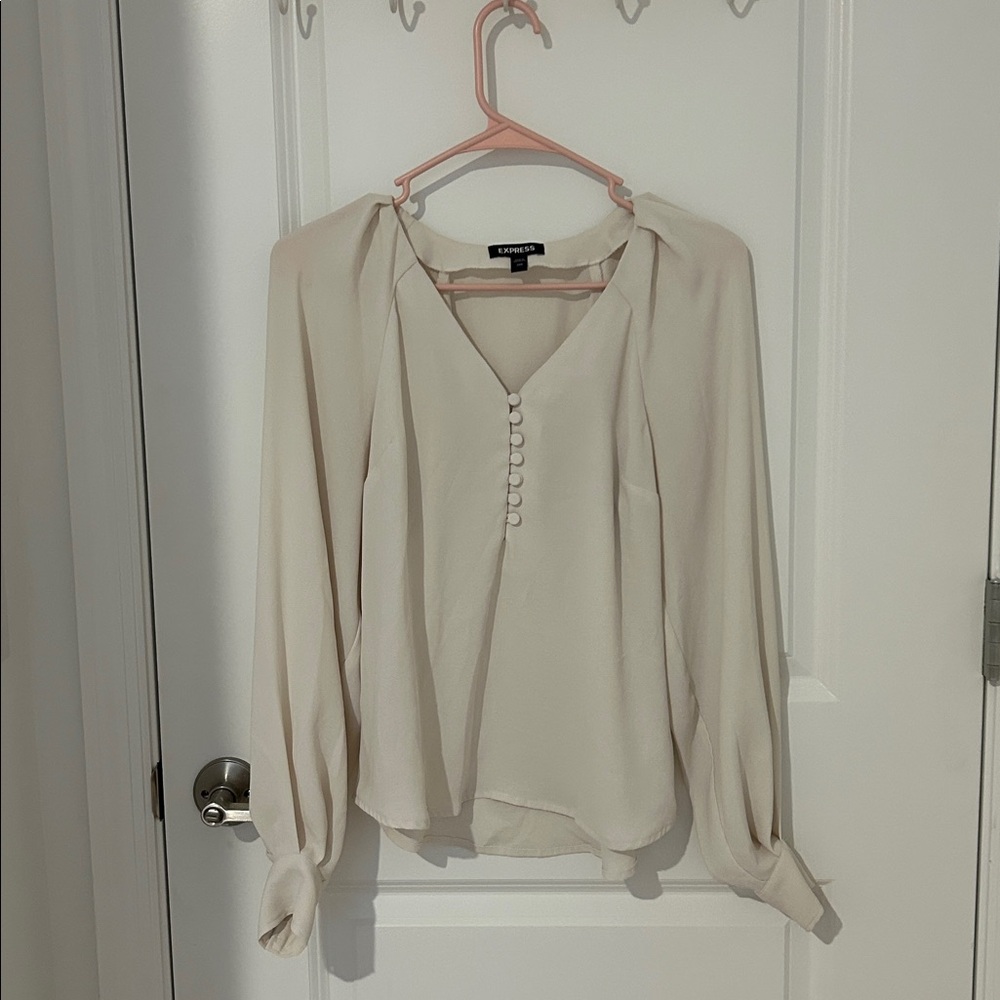 Express Ivory Blouse